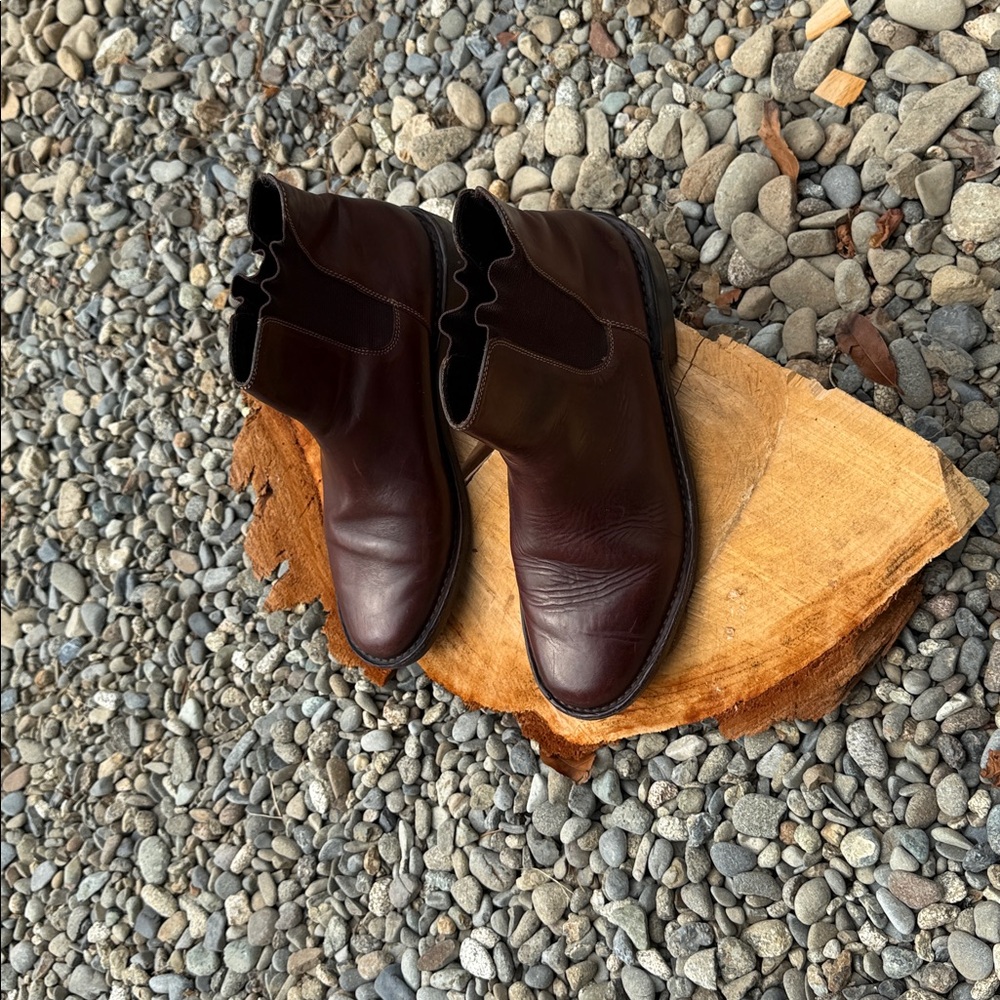 Cole Haan men’s Dark Brown Leather Boots